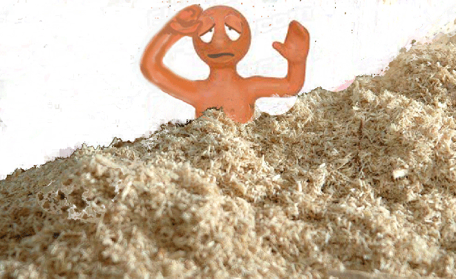 Surrounded by wooddust? Longing for clean air to breathe?