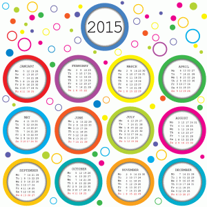 Color-Bubble-Calendar-2015-Vector